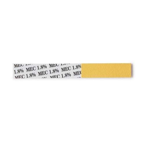 Metrex Research Glutaraldehyde Concentration Indicator MetriTest 1.8% Pad 60 Test Strips Bottle Single Use, 60/BT, 120 EA/CS