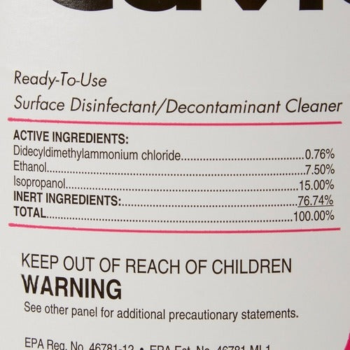 Metrex Research CaviCide1 Surface Disinfectant Cleaner Liquid 1 gal. Container, 1/EA, 4/CS