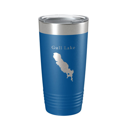 Gull Lake Map Tumbler Travel Mug Insulated Laser Engraved Coffee Cup Michigan 20 oz-6