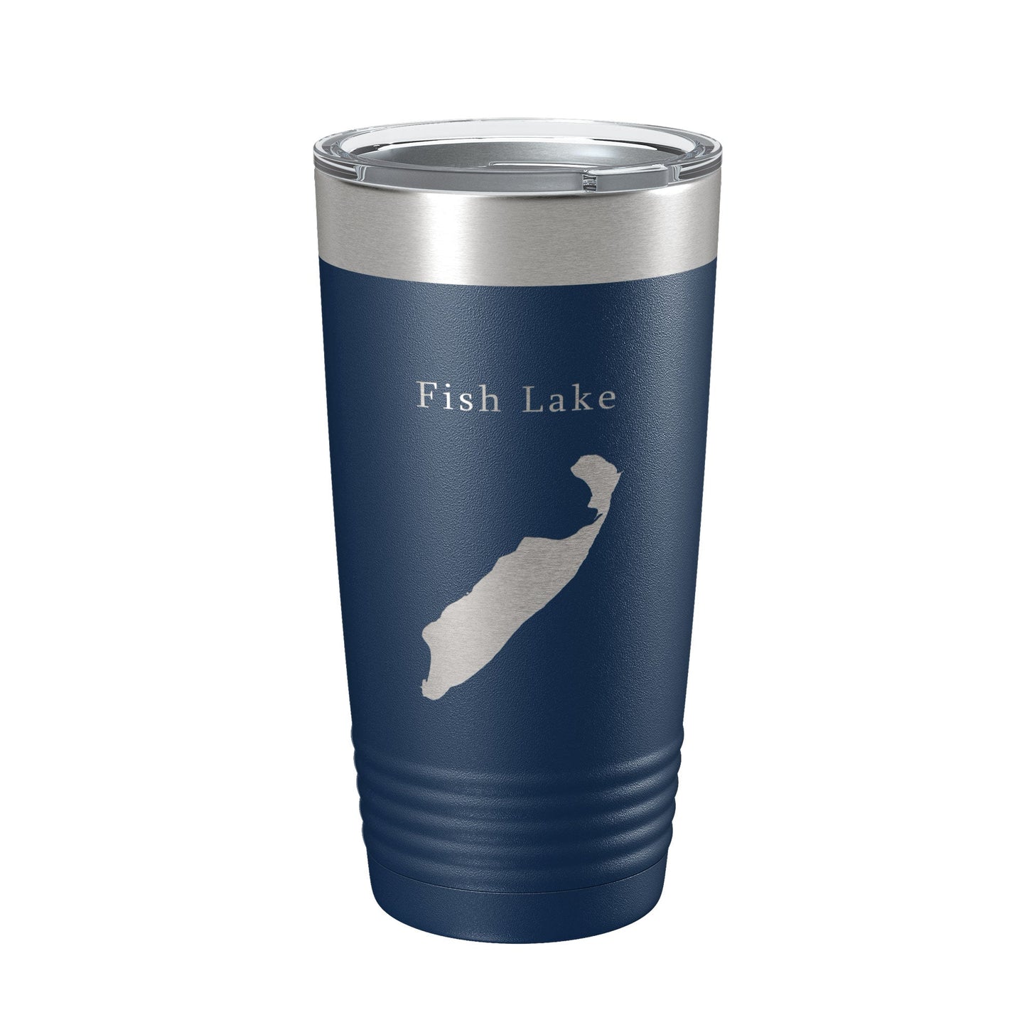Fish Lake Map Tumbler Travel Mug Insulated Laser Engraved Coffee Cup Utah 20 oz-8