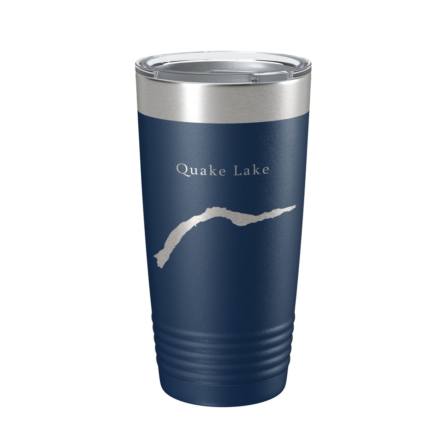 Quake Lake Earthquake Map Tumbler Travel Mug Insulated Laser Engraved Coffee Cup Montana 20 oz-2