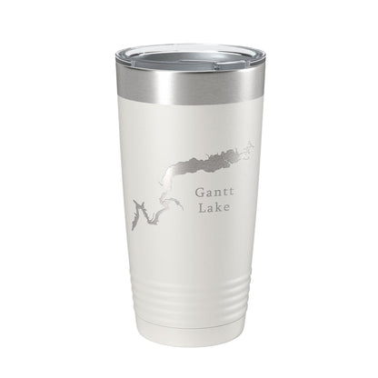 Gantt Lake Map Tumbler Travel Mug Insulated Laser Engraved Coffee Cup Alabama 20 oz-7