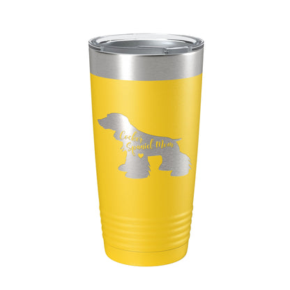 Cocker Spaniel Mom Tumbler Dog Travel Mug Gift Insulated Laser Engraved Coffee Cup 20 oz-19