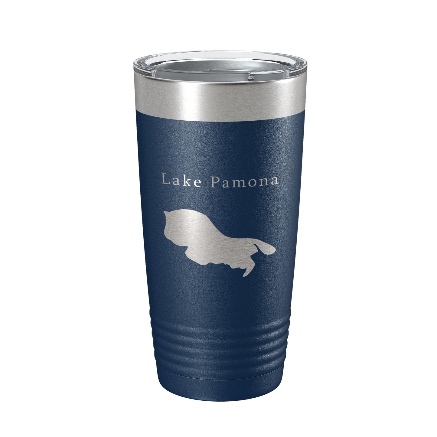 Lake Pamona Map Tumbler Travel Mug Insulated Laser Engraved Coffee Cup Georgia 20 oz-8