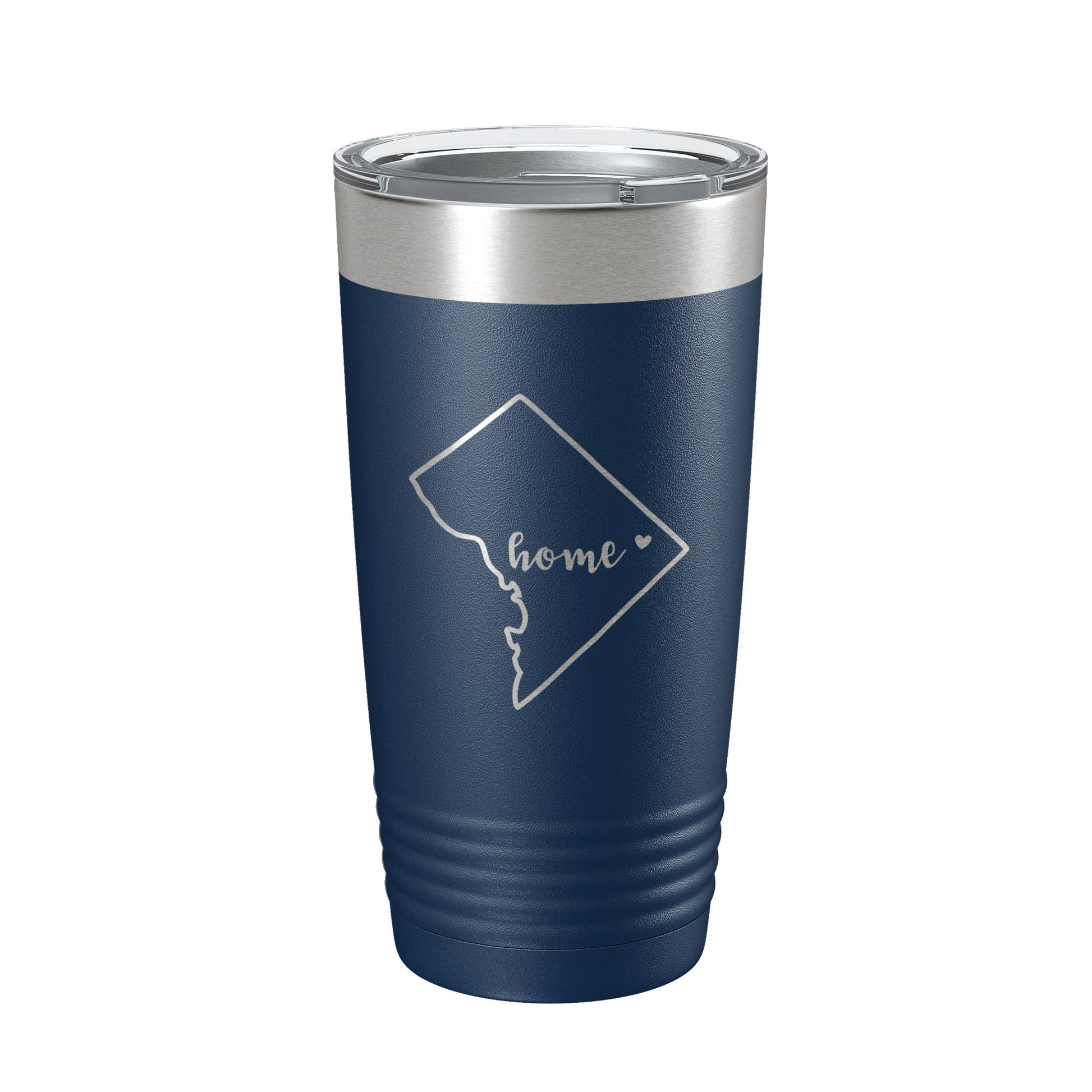 District of Columbia Tumbler Home State Travel Mug Insulated Laser Engraved Map Coffee Cup 20 oz-2