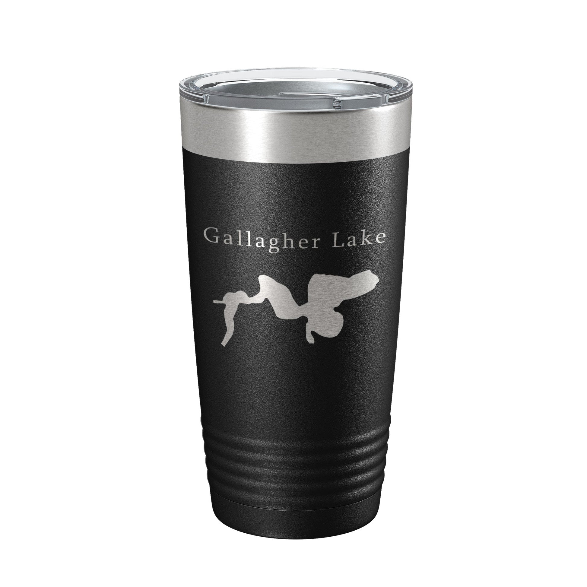 Gallagher Lake Map Tumbler Travel Mug Insulated Laser Engraved Coffee Cup Huron River Chain of Lakes Michigan 20 oz-5