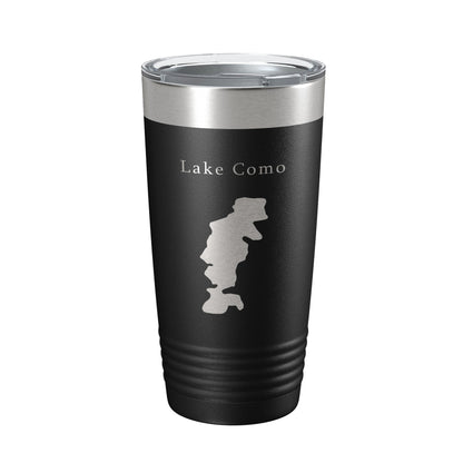 Lake Como Map Tumbler Travel Mug Insulated Laser Engraved Coffee Cup Florida 20 oz-5