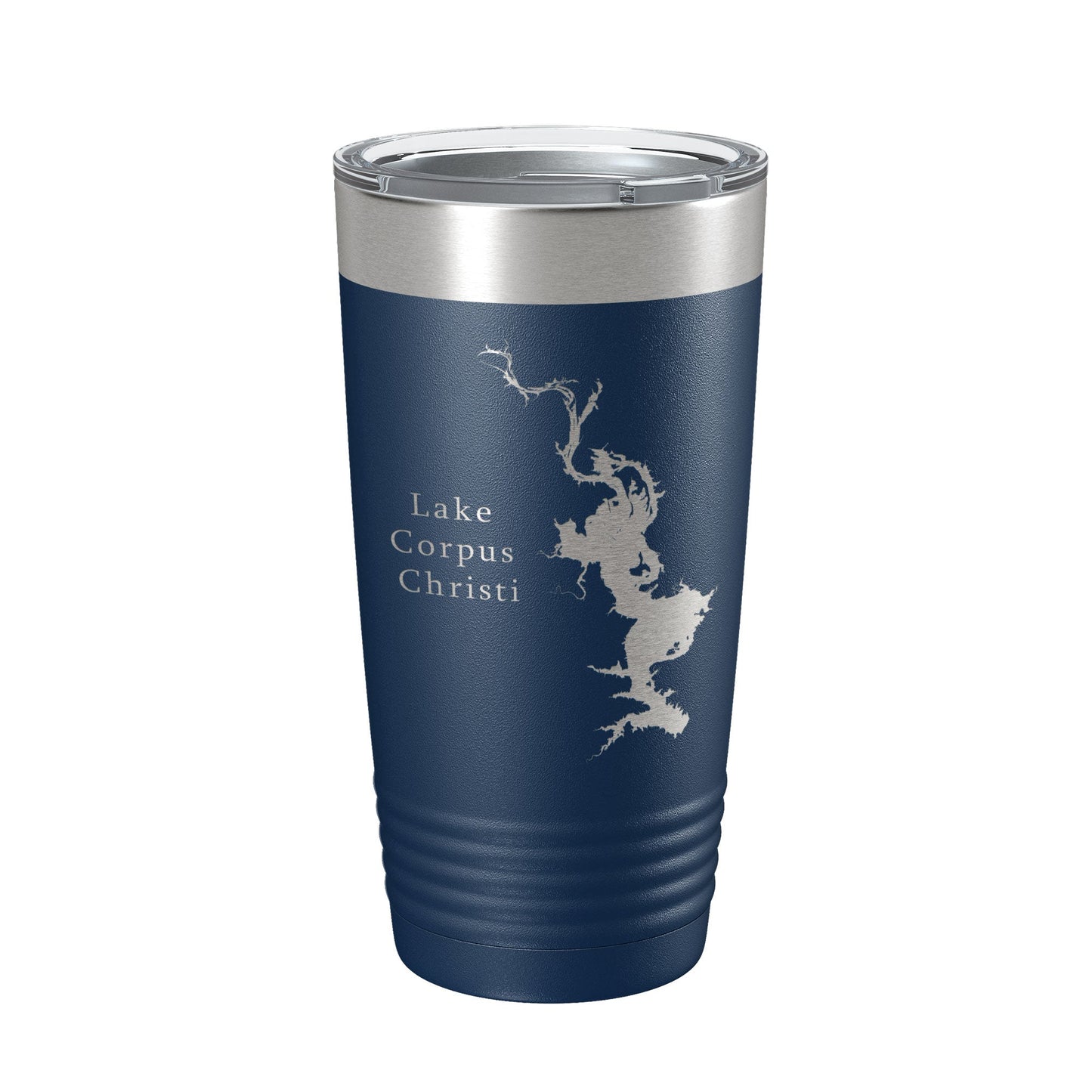 Lake Corpus Christi Map Tumbler Travel Mug Insulated Laser Engraved Coffee Cup Texas 20 oz-8