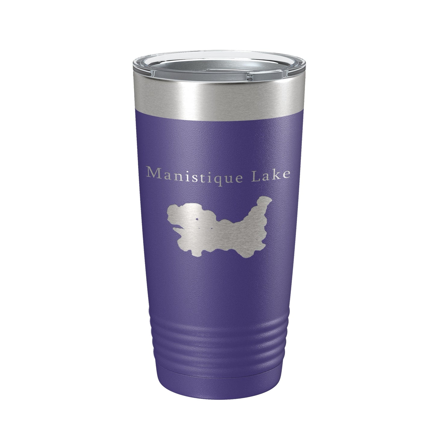 Manistique Lake Map Tumbler Travel Mug Insulated Laser Engraved Coffee Cup Michigan 20 oz-15