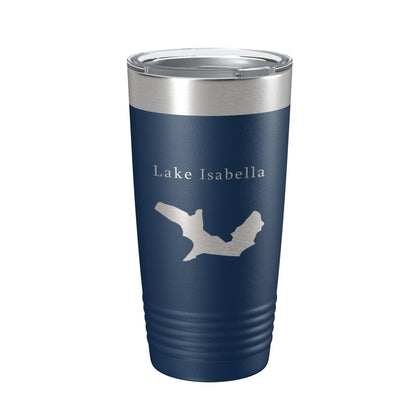 Lake Isabella Map Tumbler Travel Mug Insulated Laser Engraved Coffee Cup Hot Springs Village Arkansas 20 oz-8