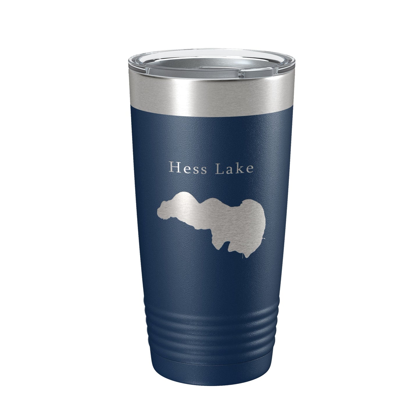 Hess Lake Map Tumbler Travel Mug Insulated Laser Engraved Coffee Cup Michigan 20 oz-2