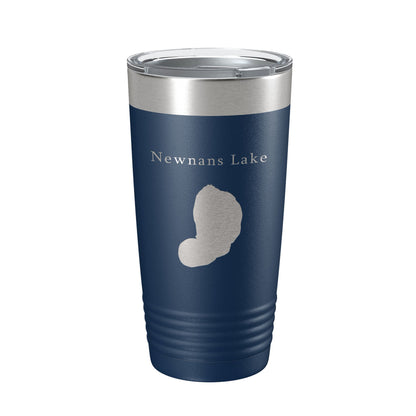 Newnans Lake Map Tumbler Travel Mug Insulated Laser Engraved Coffee Cup Florida 20 oz-7