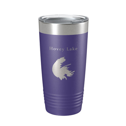 Hovey Lake Map Tumbler Travel Mug Insulated Laser Engraved Coffee Cup Ohio River Indiana 20 oz-15