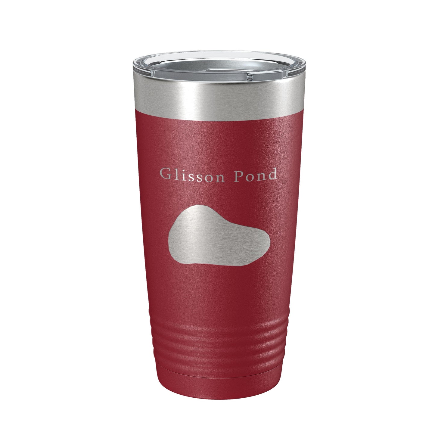 Glisson Pond Tumbler Lake Map Travel Mug Insulated Laser Engraved Coffee Cup Florida 20 oz-18
