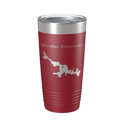Moodus Reservoir Tumbler Lake Map Travel Mug Insulated Laser Engraved Coffee Cup Connecticut 20 oz-18