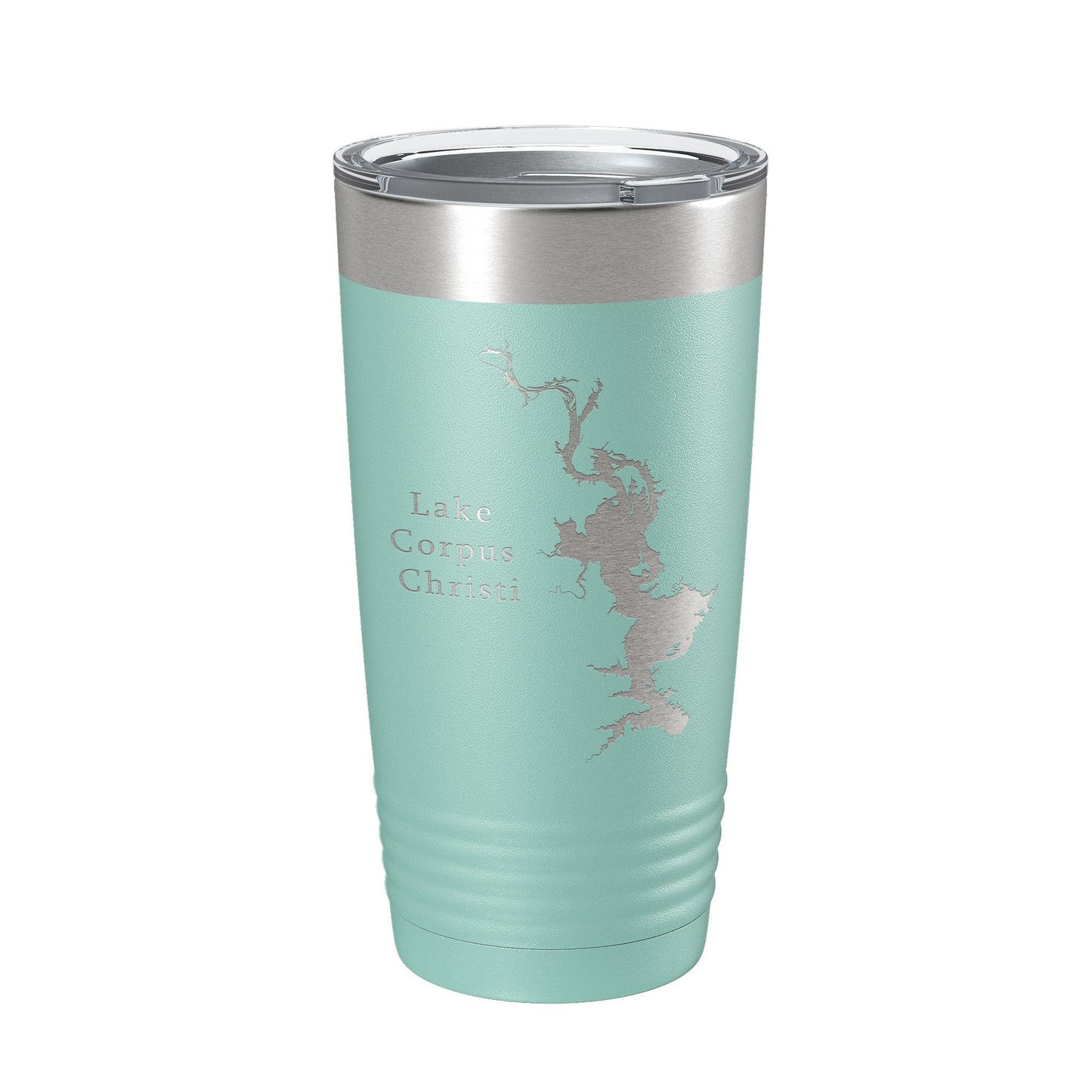 Lake Corpus Christi Map Tumbler Travel Mug Insulated Laser Engraved Coffee Cup Texas 20 oz-12