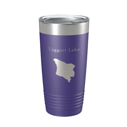 Taggart Lake Map Tumbler Travel Mug Insulated Laser Engraved Coffee Cup Wyoming 20 oz-15