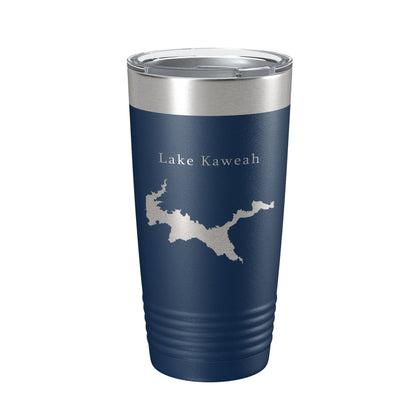 Lake Kaweah Map Tumbler Travel Mug Insulated Laser Engraved Coffee Cup California 20 oz-2