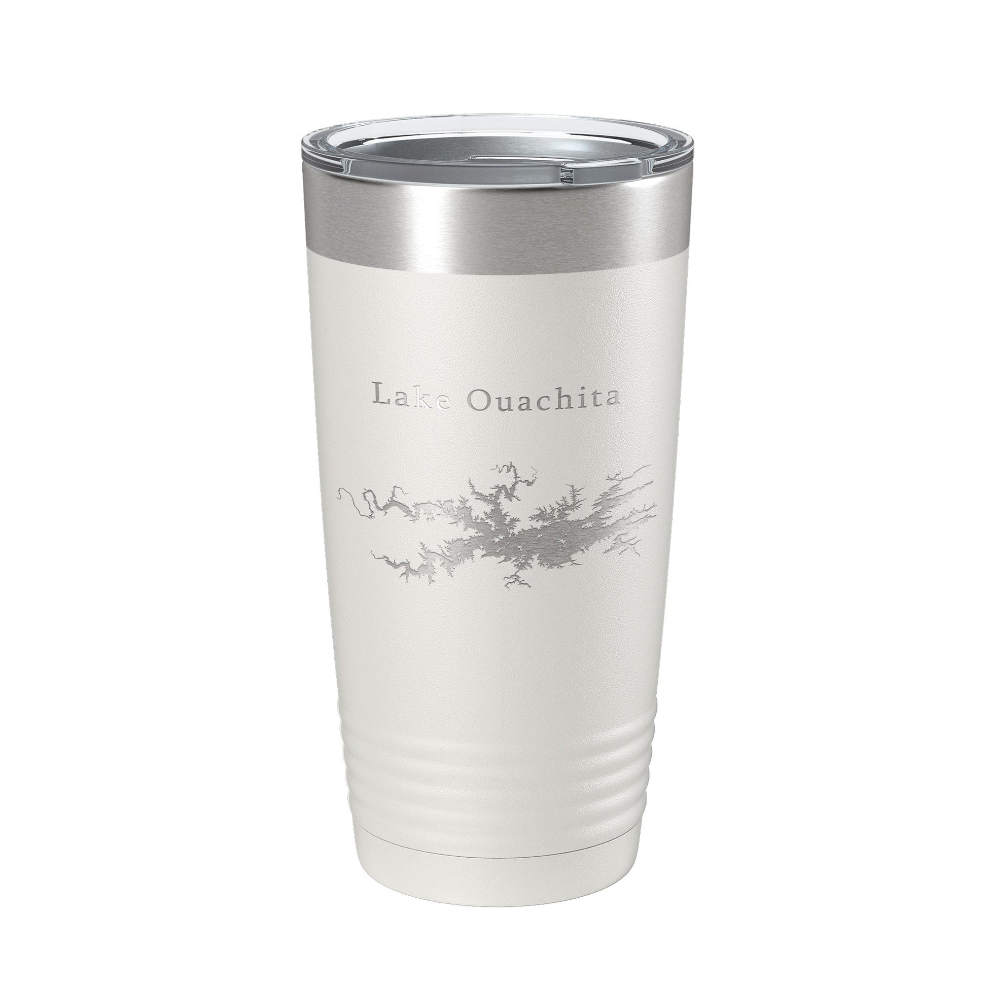 Lake Ouachita Map Tumbler Travel Mug Insulated Laser Engraved Coffee Cup Arkansas 20 oz-1