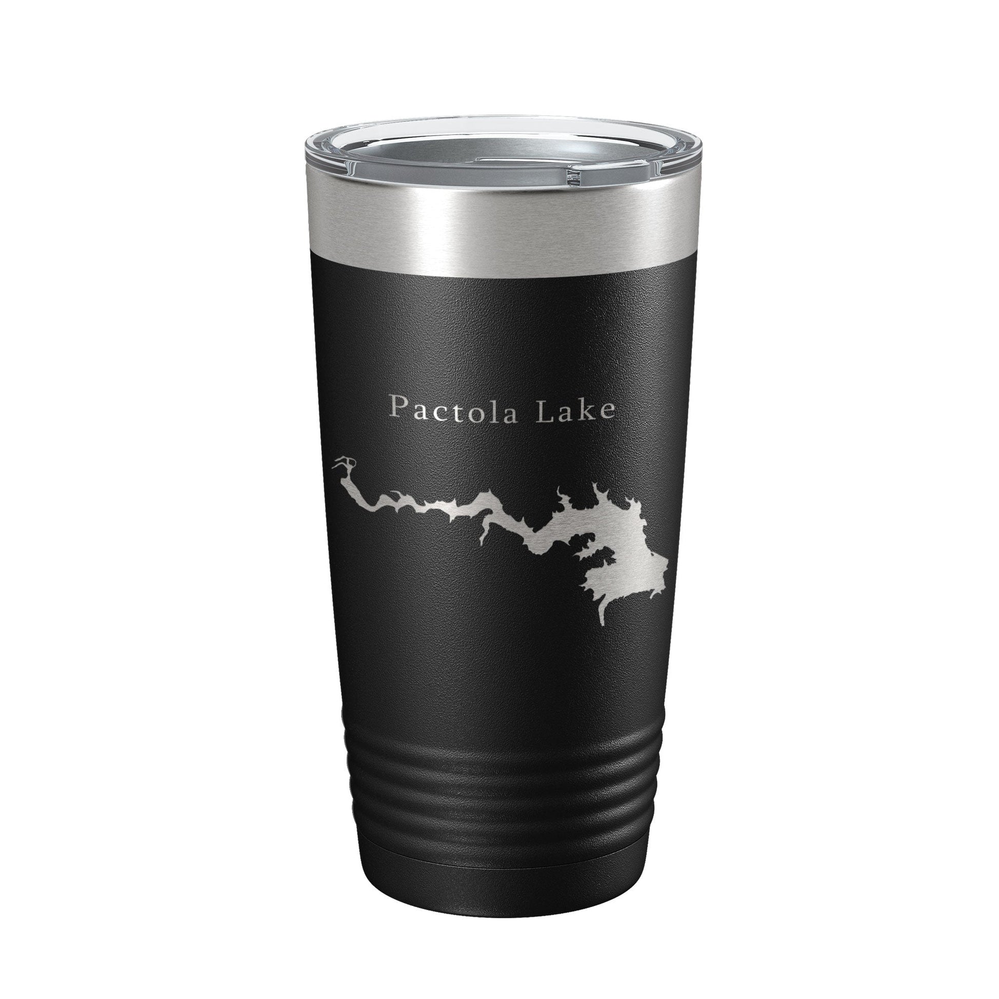 Pactola Lake Map Tumbler Travel Mug Insulated Laser Engraved Coffee Cup South Dakota 20 oz-0