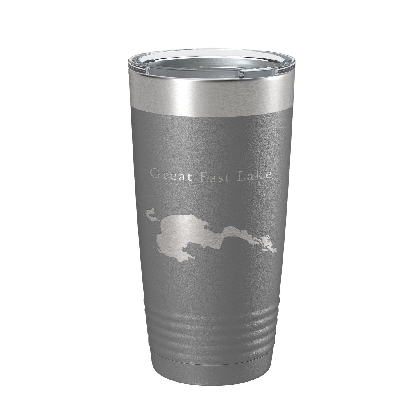 Great East Lake Map Tumbler Travel Mug Insulated Laser Engraved Coffee Cup Maine New Hampshire 20 oz-16