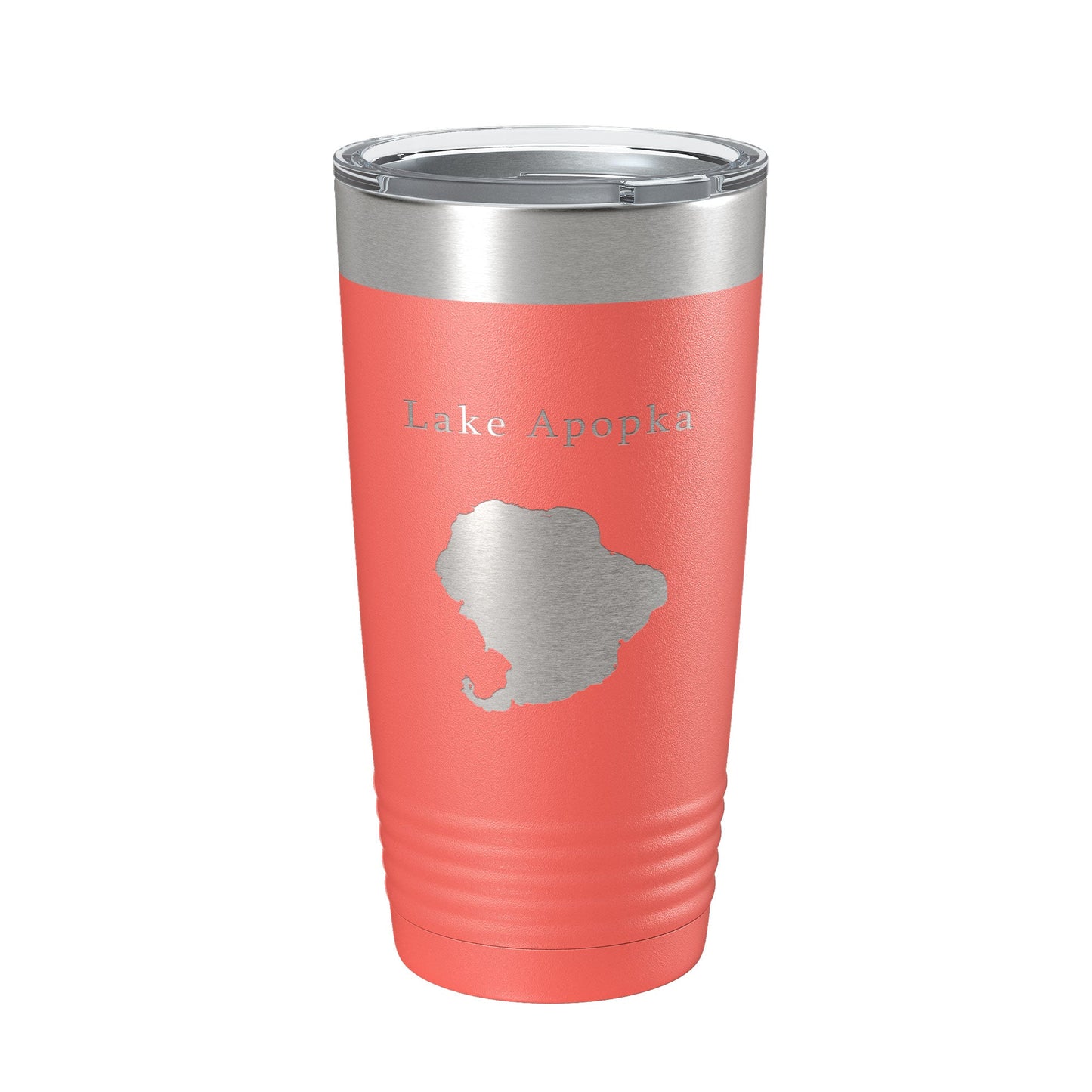 Lake Apopka Map Tumbler Travel Mug Insulated Laser Engraved Coffee Cup Florida 20 oz-20