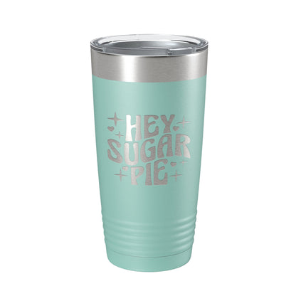Hey Sugar Pie Tumbler Valentine's Day Travel Mug Gift Insulated Laser Engraved Coffee Cup Retro 20 oz-12
