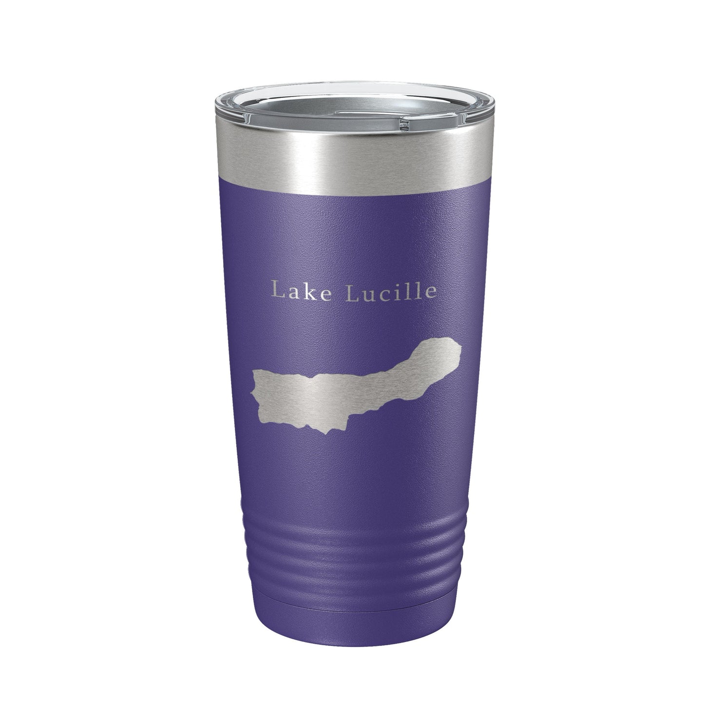 Lake Lucille Map Tumbler Travel Mug Insulated Laser Engraved Coffee Cup Alaska 20 oz-15