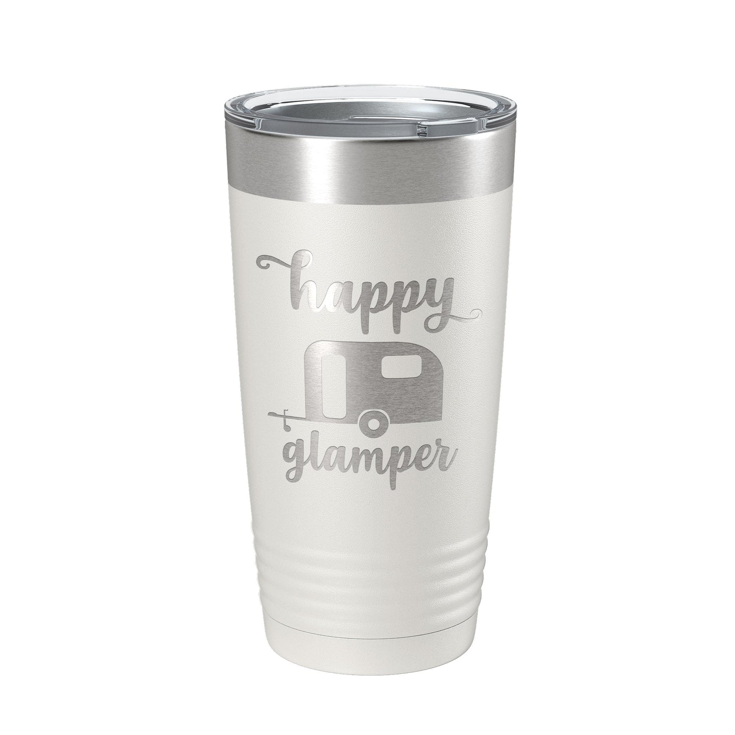 Happy Glamper Tumbler Travel Mug Insulated Laser Engraved Coffee Cup 20 oz-7