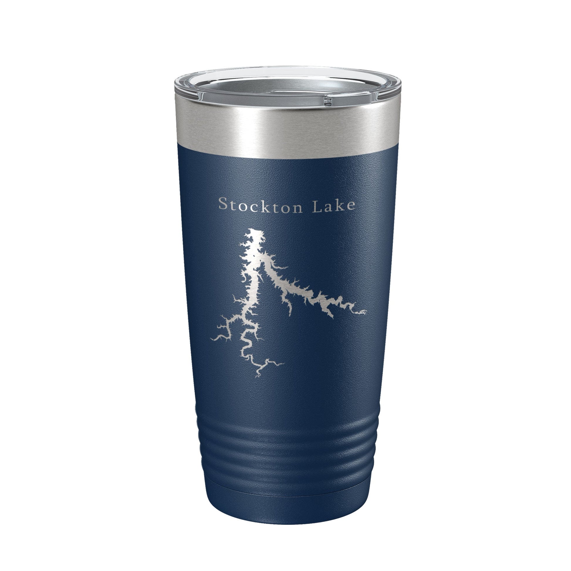 Stockton Lake Map Tumbler Travel Mug Insulated Laser Engraved Coffee Cup Springfield Missouri 20 oz-2