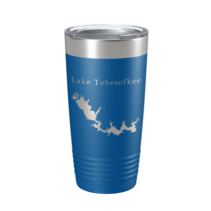 Lake Tobesofkee Map Tumbler Travel Mug Insulated Laser Engraved Coffee Cup Macon Georgia 20 oz-6