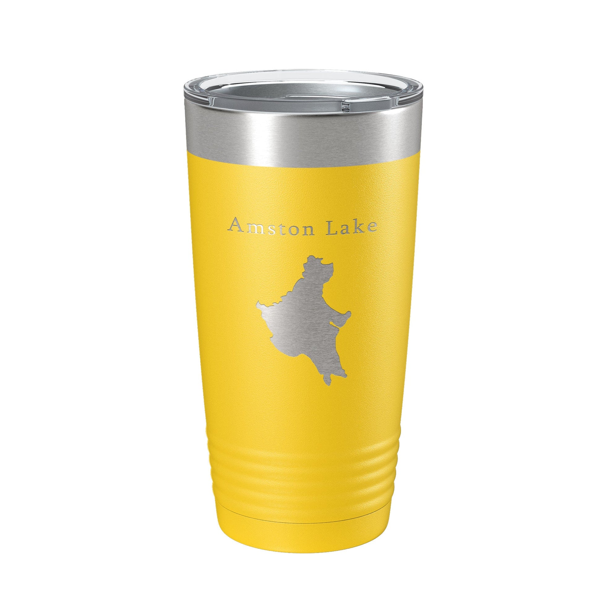 Amston Lake Map Tumbler Travel Mug Insulated Laser Engraved Coffee Cup Connecticut 20 oz-4