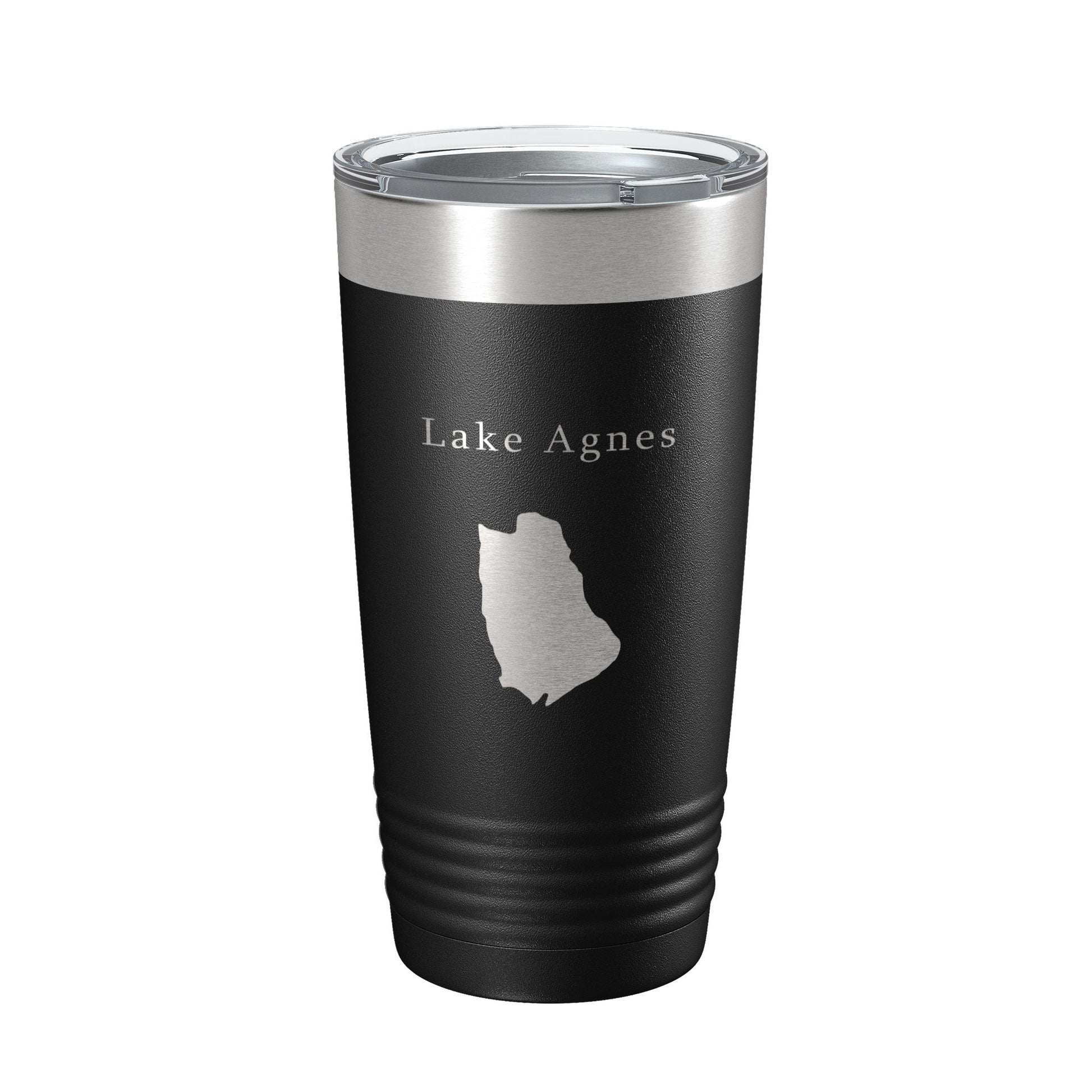Lake Agnes Map Tumbler Travel Mug Insulated Laser Engraved Coffee Cup Colorado 20 oz-5