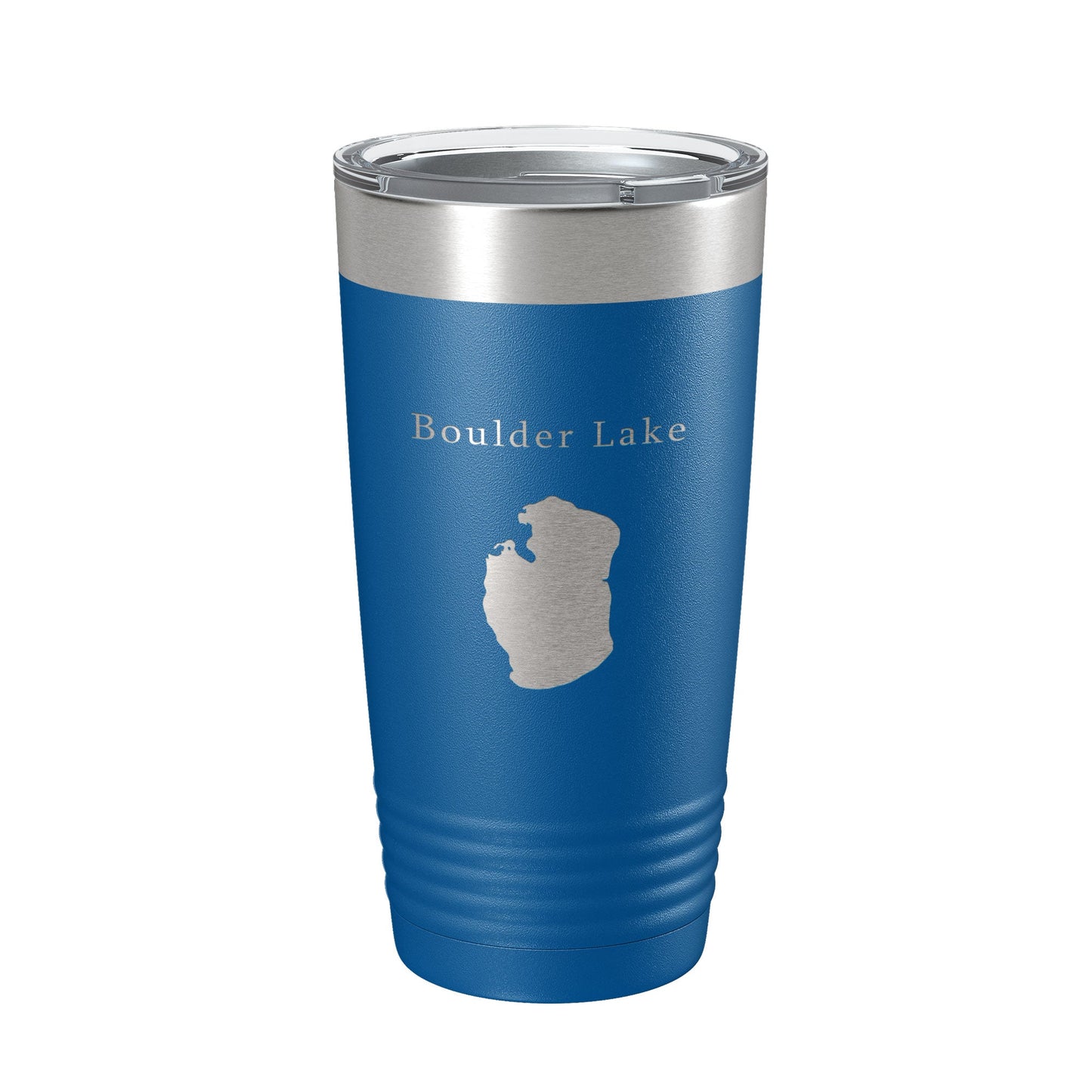 Boulder Lake Map Tumbler Travel Mug Insulated Laser Engraved Coffee Cup Wisconsin 20 oz-6