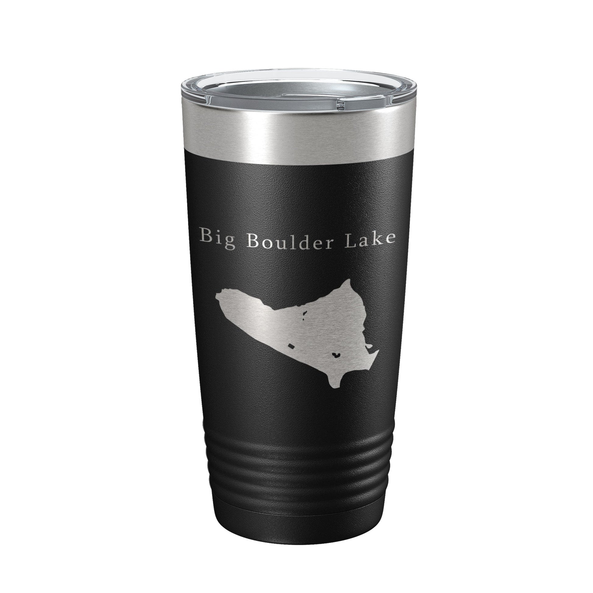 Big Boulder Lake Map Tumbler Travel Mug Insulated Laser Engraved Coffee Cup Pennsylvania 20 oz-5