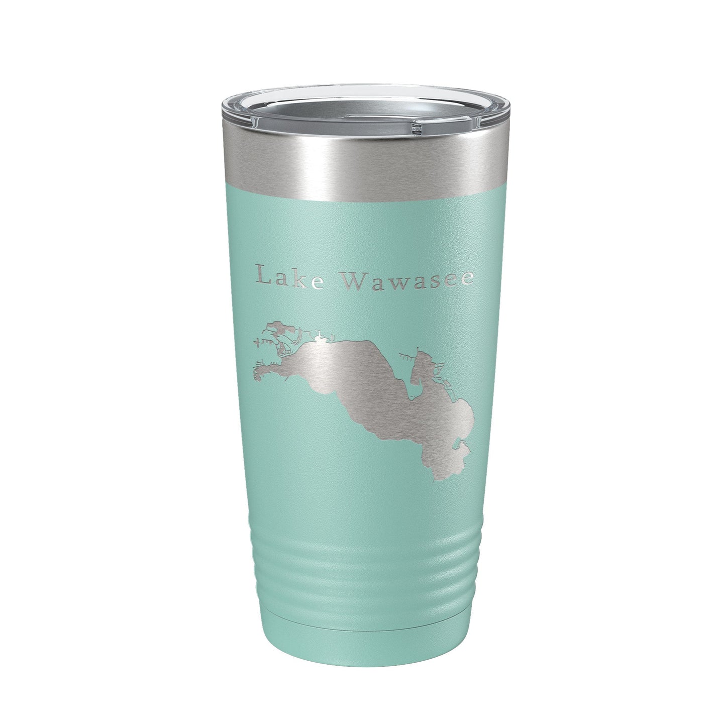 Lake Wawasee Map Tumbler Travel Mug Insulated Laser Engraved Coffee Cup Indiana 20 oz-12
