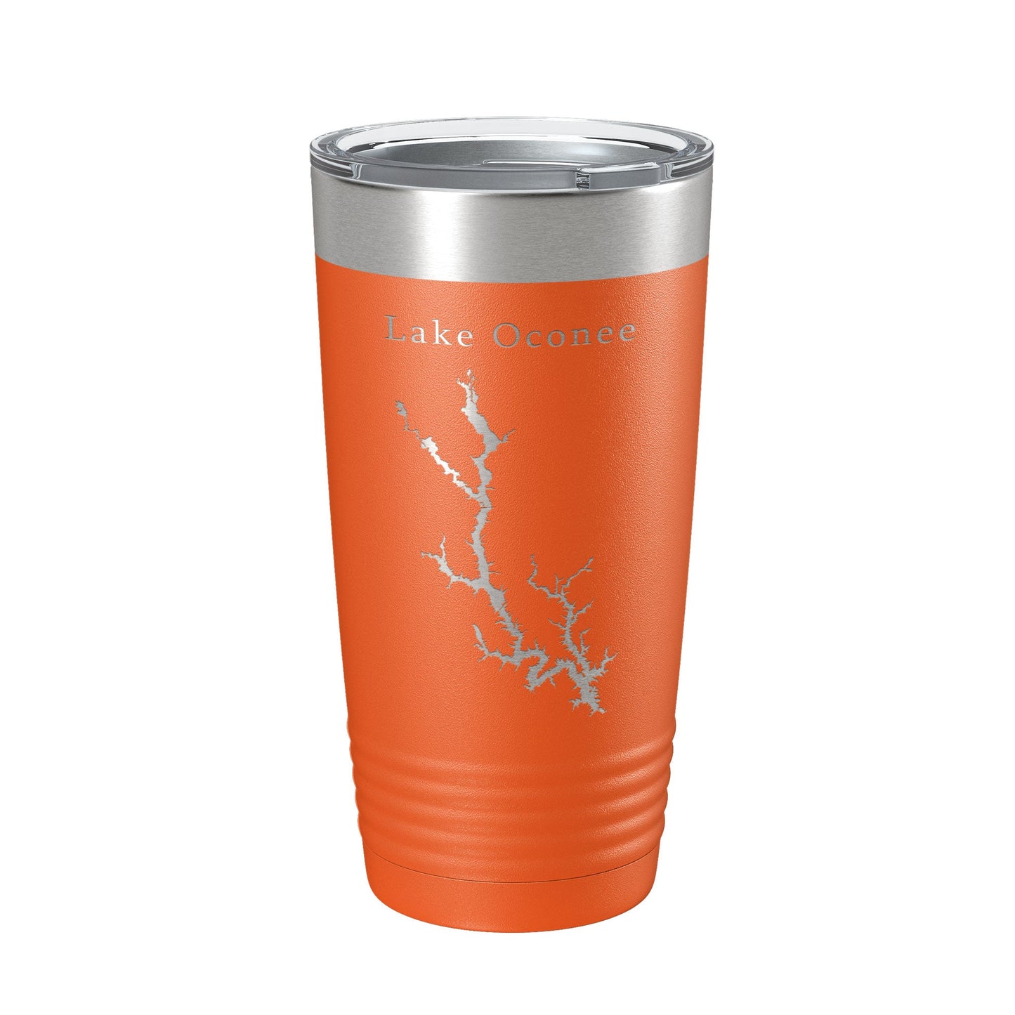 Lake Oconee Map Tumbler Travel Mug Insulated Laser Engraved Coffee Cup Georgia 20 oz-17