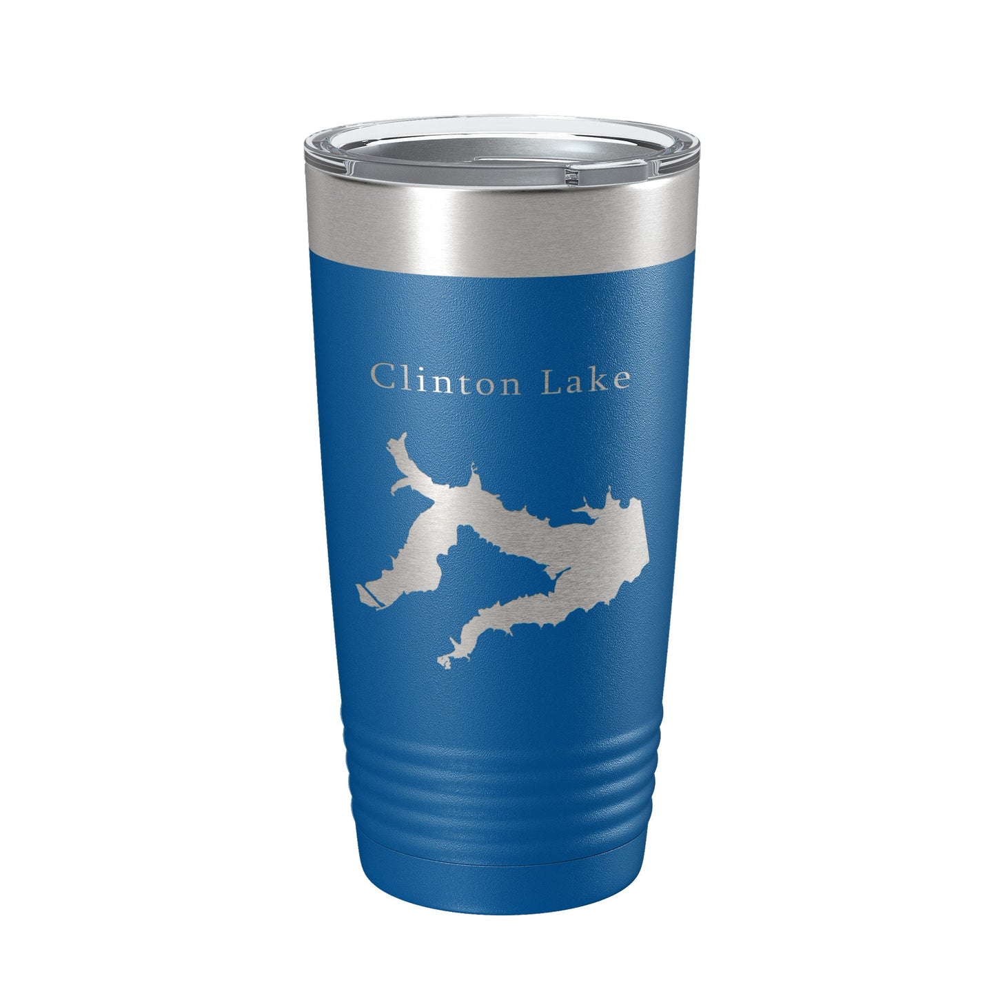 Clinton Lake Map Tumbler Travel Mug Insulated Laser Engraved Coffee Cup Kansas 20 oz-6