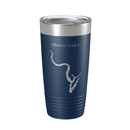 Moses Lake Map Tumbler Travel Mug Insulated Laser Engraved Coffee Cup Washington 20 oz-8