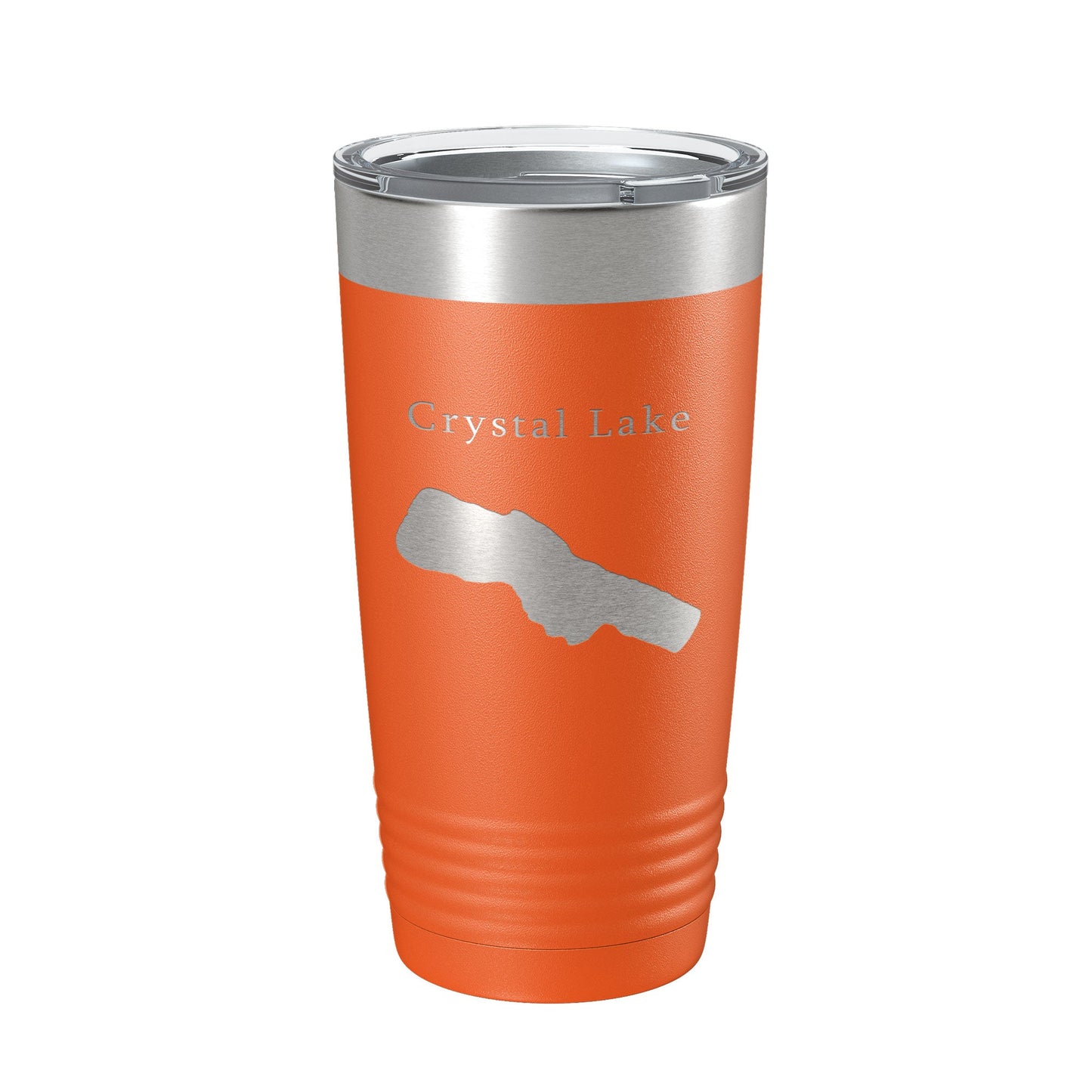 Crystal Lake Map Tumbler Travel Mug Insulated Laser Engraved Coffee Cup Michigan 20 oz-17