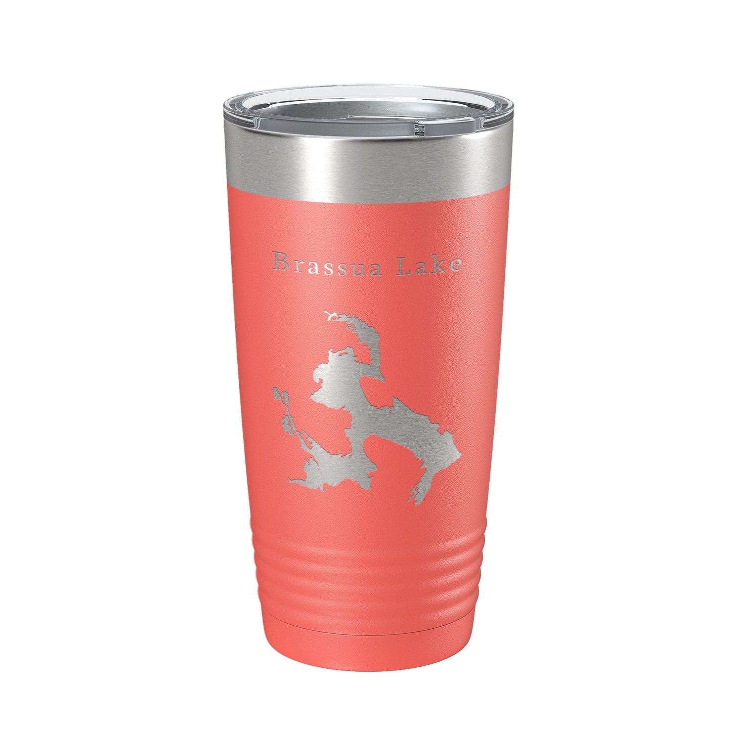 Brassua Lake Map Tumbler Travel Mug Insulated Laser Engraved Coffee Cup Maine Moose River 20 oz-20
