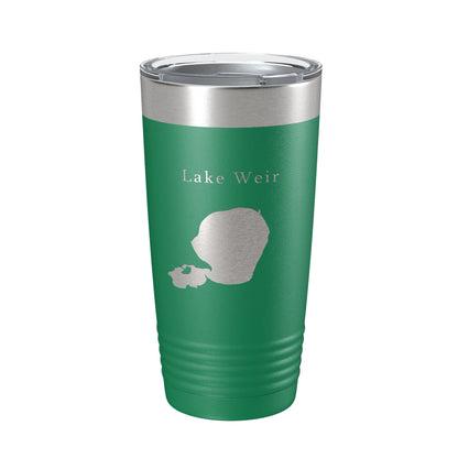 Lake Weir Map Tumbler Travel Mug Insulated Laser Engraved Coffee Cup Florida 20 oz-9