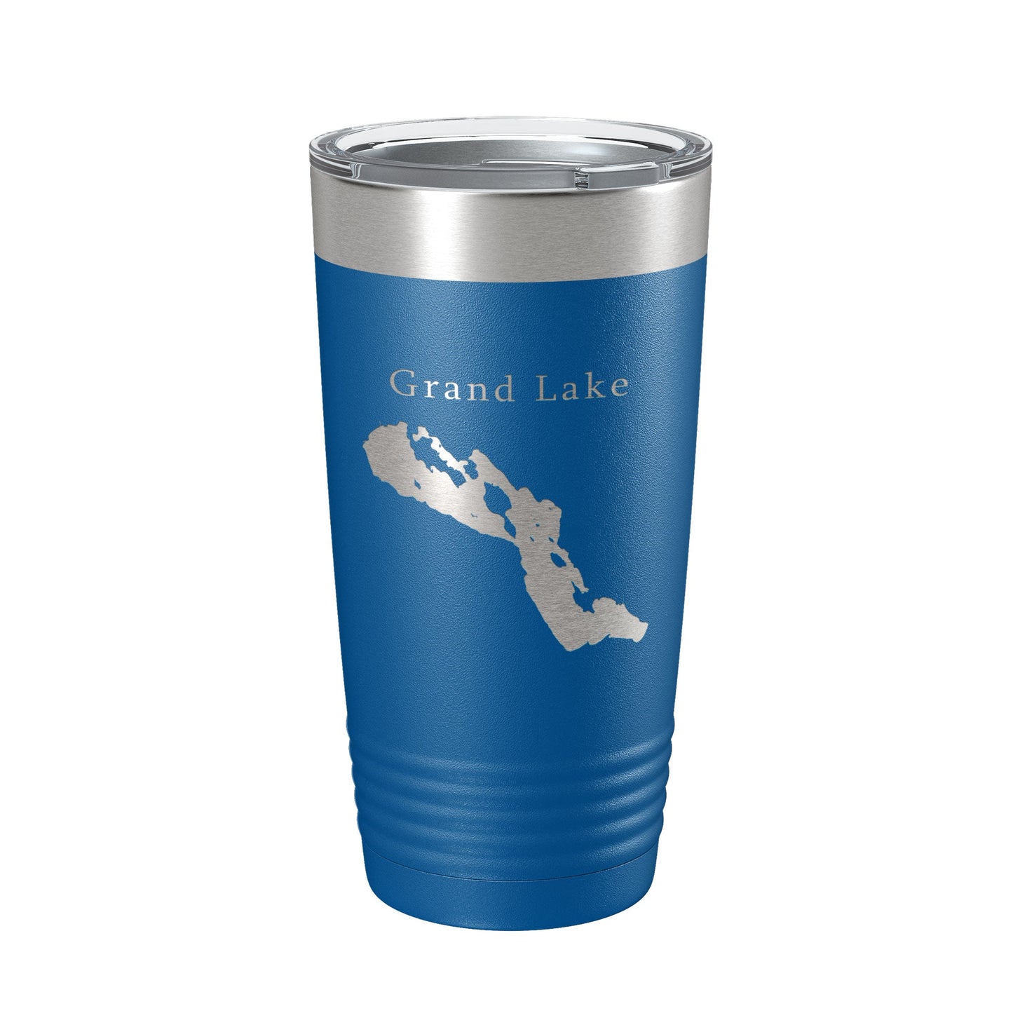 Grand Lake Map Tumbler Travel Mug Insulated Laser Engraved Coffee Cup Michigan 20 oz-6