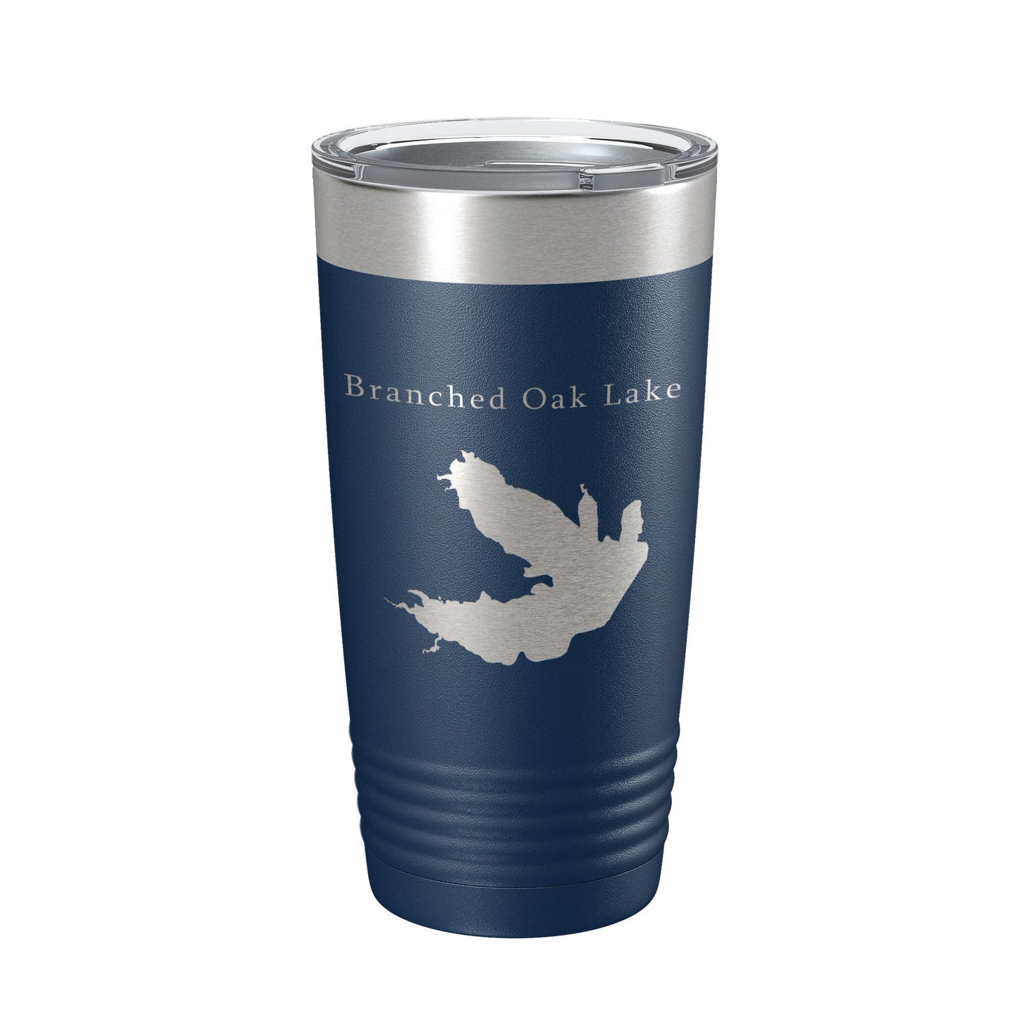Branched Oak Lake Map Tumbler Travel Mug Insulated Laser Engraved Coffee Cup Nebraska 20 oz-8