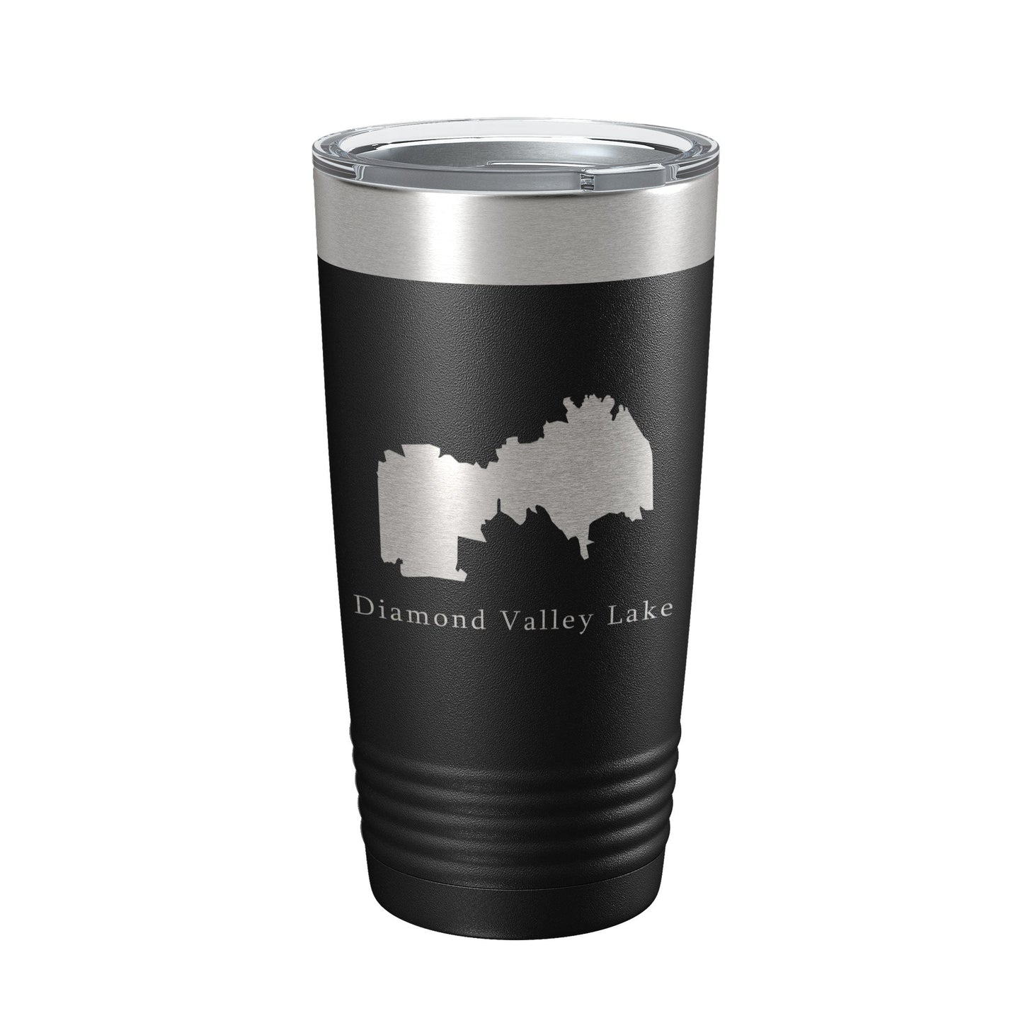 Diamond Valley Lake Map Tumbler Travel Mug Insulated Laser Engraved Coffee Cup California 20 oz-0