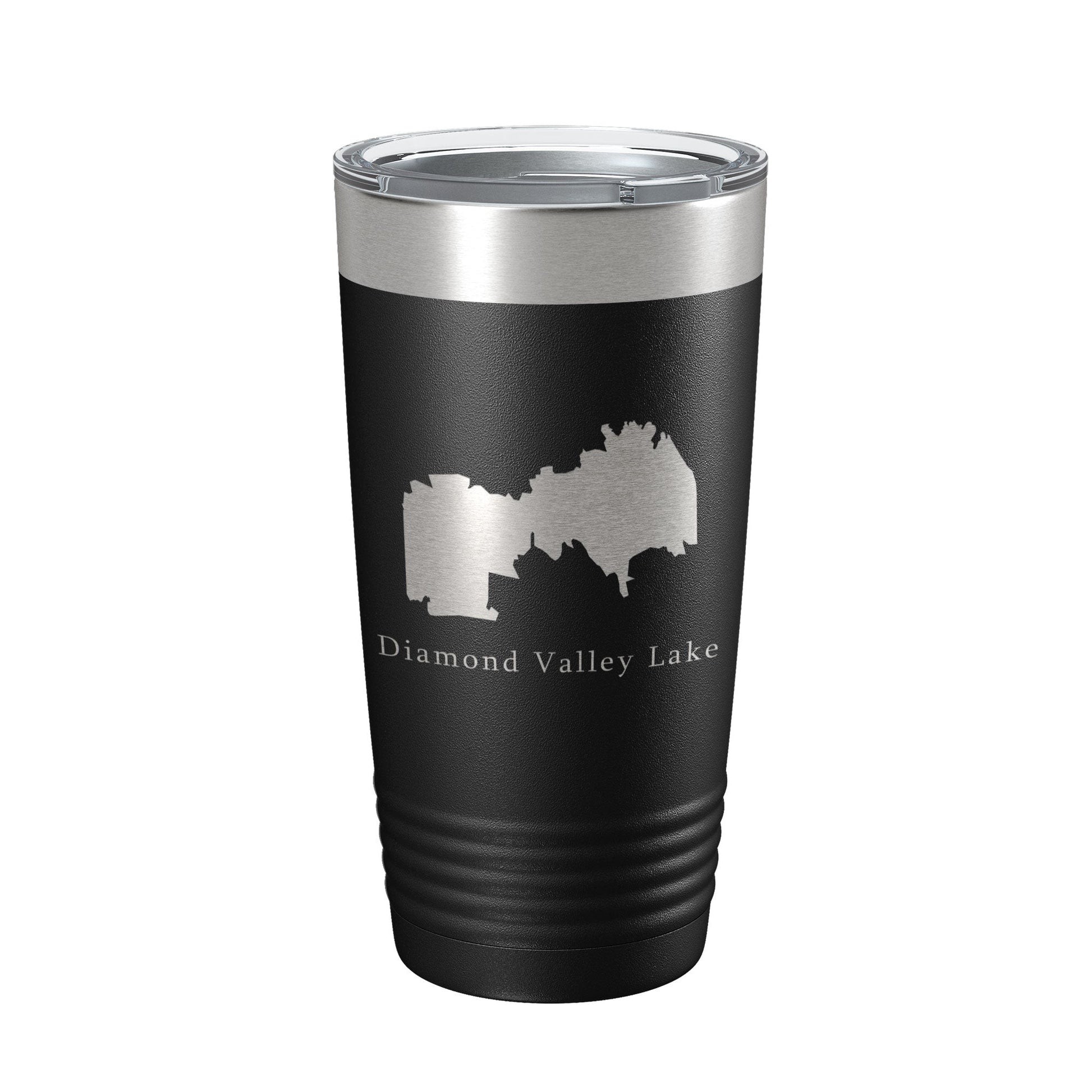 Diamond Valley Lake Map Tumbler Travel Mug Insulated Laser Engraved Coffee Cup California 20 oz-0