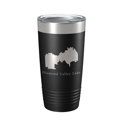 Diamond Valley Lake Map Tumbler Travel Mug Insulated Laser Engraved Coffee Cup California 20 oz-5
