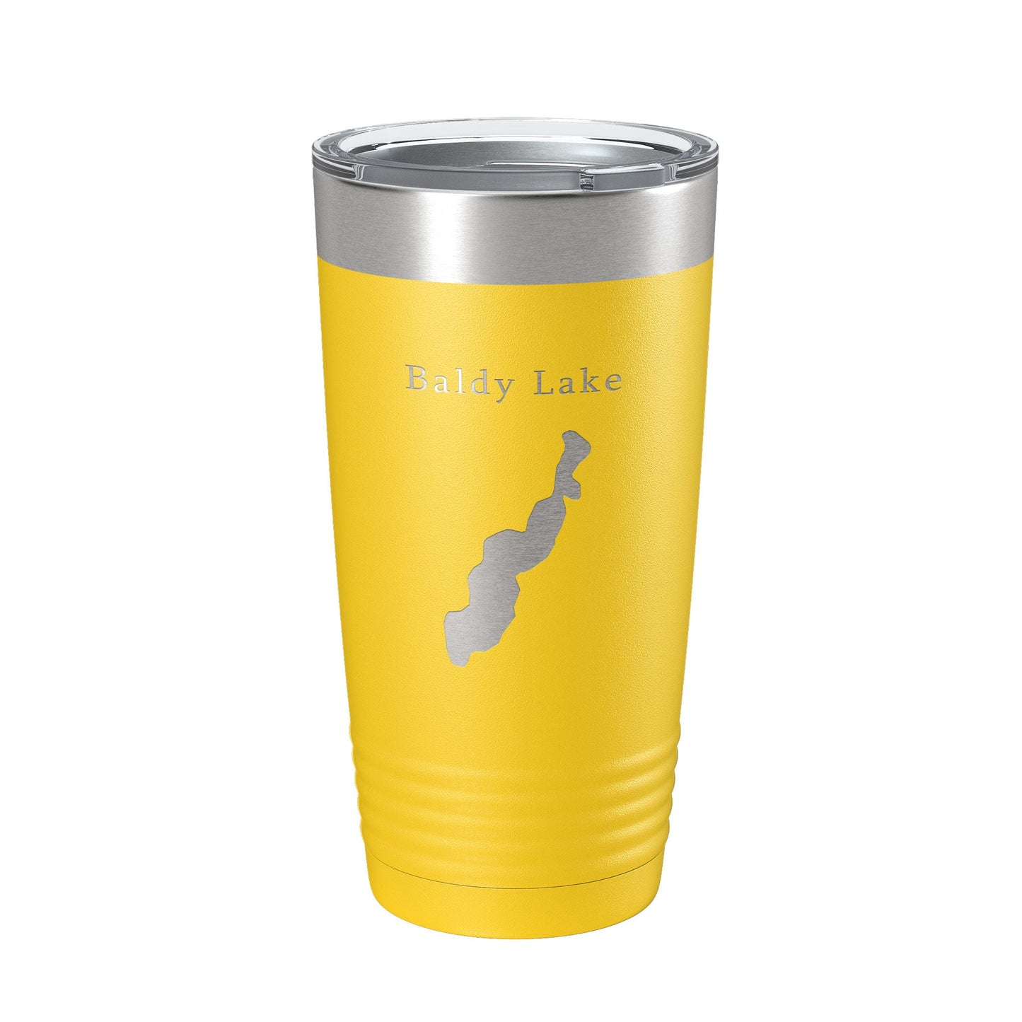 Baldy Lake Map Tumbler Travel Mug Insulated Laser Engraved Coffee Cup Michigan 20 oz-19