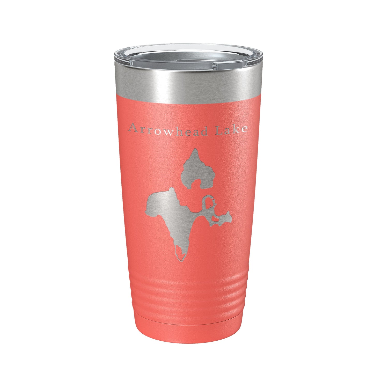 Arrowhead Lake Map Tumbler Travel Mug Insulated Laser Engraved Coffee Cup Poconos Pennsylvania 20 oz-20