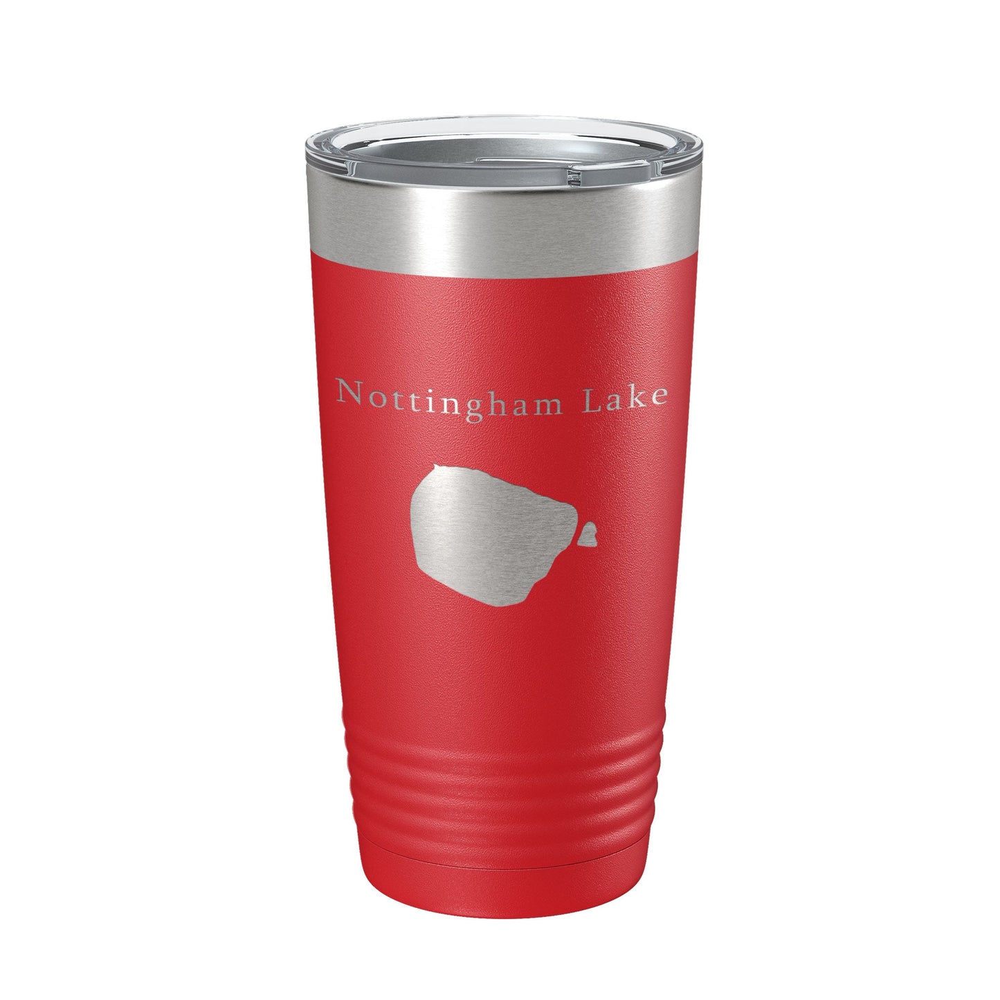 Nottingham Lake Map Tumbler Travel Mug Insulated Laser Engraved Coffee Cup Colorado 20 oz-10